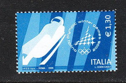 Italia    -   2006.  Olimpiadi Invernali. Slittino. Winter Olympics. Tobogganing. . MNH - Invierno 2006: Turín