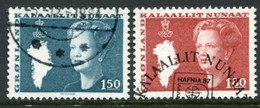 GREENLAND 1982 Queen Margarethe Definitive  Used.  Michel  134-35 - Oblitérés