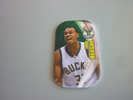 John Henson Milwaukee Bucks USA US American NBA Basketball Stars 2017 Greek Metal Card Tag #78 - 2000-Aujourd'hui