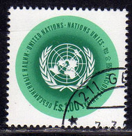 UNITED NATIONS GENEVE GINEVRA GENEVA SVIZZERA ONU UN UNO 1969 1970 EMBLEM EMBLEMA 1.00fr USED OBLITERE' - Usados