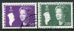 GREENLAND 1981 Queen Margarathe Definitive 50 Øre And 2.30 Kr. Used.  Michel  127-28 - Usados