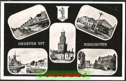 WINSCHOTEN Groeten Uit 5-luik 1957 - Winschoten