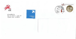 Portugal Cover With Roman Heritage In Portugal Stamp - Brieven En Documenten