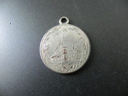 Medaille Einweihung Festgesellschaftshaus Rudergesellschaft Germania Frankfurt 1886 - Unclassified