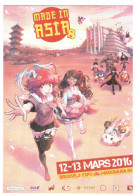Delcampe - CPM MANGA MADE IN ASIA BRUSSELS EXPO MARS 2016 - Comicfiguren