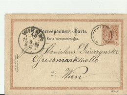 AT GS 1892 WIEN - Stamped Stationery