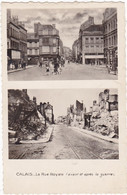 CALAIS:  La Rue Royale  (avant Et Après La Guerre)   Pharmacie, Suze, Richelieu - War 1939-45