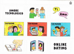 San Marino 2016, Online Dating Cellphones, MNH Unusual S/S - Neufs
