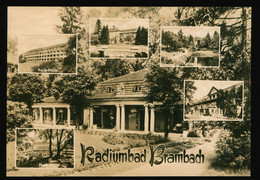 DDR AK Um 1961 Mehrbild Radiumbad Brambach Mit Fucik Heim, Vogtland Haus U.a. - Bad Brambach