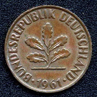 Germany 1961-G - 2 Pfennig [KM# 106] - 2 Pfennig