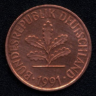 Germany 1991-J - 2 Pfennig [KM# 106] - 2 Pfennig