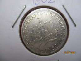France 1 Franc 1902 - 1 Franc