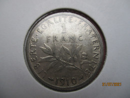 France 1 Franc 1910 - 1 Franc