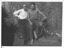 09791 "MOTOCICLETTA GILERA ANNI '50"  ANIMATA. FOTOGR. ORIG. - Motor Bikes