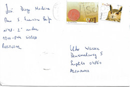 Portugal Cover With Bird Stamp - Briefe U. Dokumente