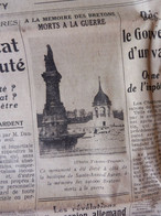 1934 L'AMI DU PEUPLE:Saintes-Anne-d'Auray ,pour Les 240000 Bretons Tués à La Guerre ;Espion Allemand -Affaire Frogé; Etc - Informations Générales