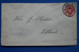 Y5 DANEMARK   BELLE LETTRE 1890 COPENAGUE  POUR HILLEROD  + + AFFRANCH PLAISANT - Cartas & Documentos