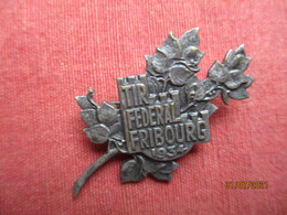 Suisse: épinglette Tir Fédéral Fribourg 1934 - Firma's