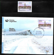 #10039 ARGENTINE,ARGENTINA 2021 RIO GRANDE CITY CENT ARCHITECTURE CHURCH, NEUF,MNH+ FDC - Neufs