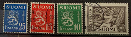 FINLAND  - (0) - 1952 - # 302/305 - Used Stamps