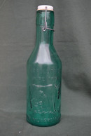 Rare  Bouteille Ancienne  De Lait Anglaise Verte - Other & Unclassified