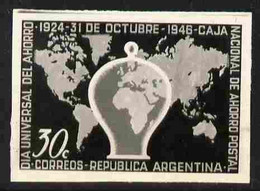 Argentine Republic 1946 Annual Savings Day 30c Twice Stamp-size Black & White Photographic Proof Of Issued Stamp As SG 7 - Ungebraucht