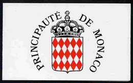Booklet - Monaco 1990 Old Monaco (La Rampe Major) 21f Booklet Complete And Very Fine, SG SB5 - Carnets