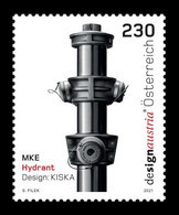 Austria 2021 Mih. 3590 Austrian Design. MKE Fire Hydrant MNH ** - 2011-2020 Ungebraucht