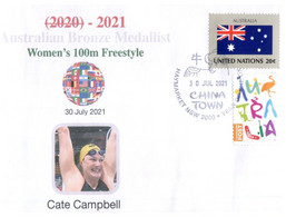 (WW 2) 2020 Tokyo Summer Olympic Games - Australia Bronze Medal - 30-7-2021 - Swimming (Cate Campbell) - Eté 2020 : Tokyo