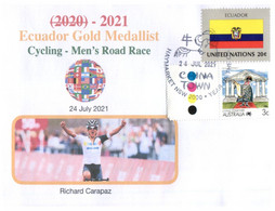 (WW 2) 2020 Tokyo Summer Olympic Games - Ecuador Gold Medal - 24-7-2021 - Men's Cycling - Eté 2020 : Tokyo