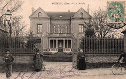 Auneuil (Oise) Le Musée, Bibliothèque - Edition D.L. - Carte Animée De 1907 - Auneuil