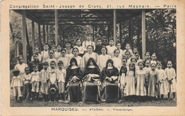 CPA ILES MARQUISES ATUONA Préventorium Congrégation St Joseph Rue Méchain à PARIS - Polynésie Française