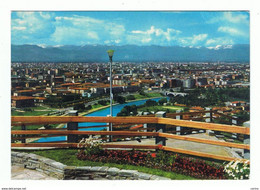 TORINO:  PANORAMA  DEL  PARCO  EUROPA  -  PIEGA  D' ANGOLO  -  PER  L' AUSTRIA  -  FG - Parchi & Giardini