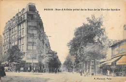 CPA 75 PARIS XIVe PARIS RUE D'ALESIA PRISE DE LA RUE DE LA TOMBE ISSOIRE - Arrondissement: 14
