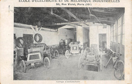 CPA 75 PARIS XVe PARIS RUE VIOLET ECOLE D'ELECTRICITE ET DE MECANIQUE INDUSTRIELLES GARAGE D'AUTOMOBILES - Distrito: 15