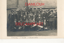 21 ?? // CARTE PHOTO / GREVE DES CHEMINOTS 1920 / JOURNAL LA BATAILLE - Altri Comuni
