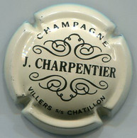 CAPSULE-CHAMPAGNE CHARPENTIER J. N°04 Crème & Noir - Other & Unclassified
