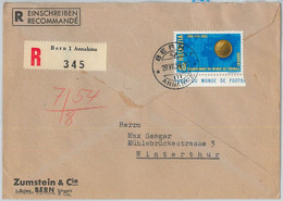 65620 - SWITZERLAND - Postal History -  COVER 1954: World FOOTBALL Championship - 1954 – Suisse