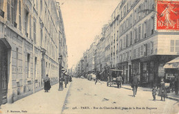 CPA 75 PARIS VIe PARIS RUE DE CHERCHE MIDI PRISE DE LA RUE DE BAGNEUX - Distretto: 06