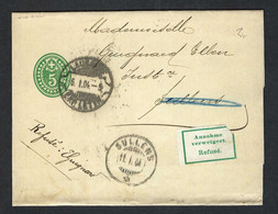 SUISSE 1904: Bande De Journal De Lausanne Pour Sullens, Refusée - Stamped Stationery