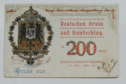 18696 Cartolina - Deutschen Gruss Und Handschlag - VG 1902 - Sammlungen & Sammellose