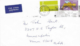41284. Carta Aerea  BAILE ATHA CLIATH,  DUBLIN (Irlanda) 1971. Fechador Especial. Tema EUROPA - Storia Postale