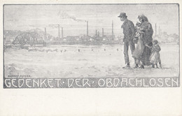 AK - Kunstkarte Moser - Gedenket Der Obdachlosen - 1910 - Moser