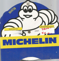 JP / Superbe DISQUE DE STATIONNEMENT  MICHELIN Disque De Contrôle AUTOMOBILE BIBENDUM - Voitures