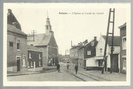 ***  BELLAIRE  ***  -  L'Eglise Et L'arrêt Du Vicinal  -  Zie / Voir Scan - Beyne-Heusay