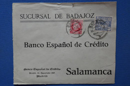 T2 ESPANA BELLE LETTRE  GUERRE  CIVILE   1936  MADRID POUR SALAMANCA + + AFFRANCH INTERESSANT - Sonstige & Ohne Zuordnung