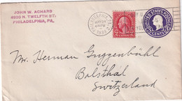USA 1939   ENTIER POSTAL/GANZSACHE/POSTAL STATIONERY LETTRE DE PHILADELPHIA - 1921-40