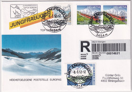 Michel 2233 Auf Gelaufenem R-FDC Mit ETOS JUNGFRAUJOCH - Briefe U. Dokumente