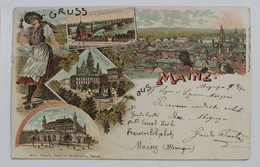 21045 Cartolina Illustrata - Gruss Aus Mainz - Germania Primi 900 - Collezioni E Lotti