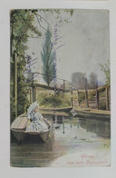 21046 Cartolina Illustrata - Gruss Aus Dem Spreewald - Germania - VG 1900 - Collections & Lots